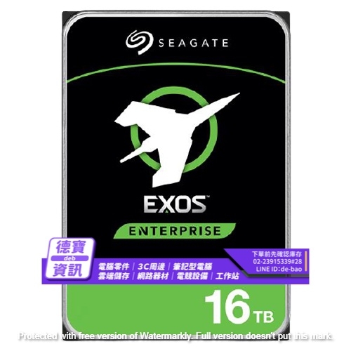 Seagate EXOS 3.5吋 1...
