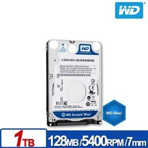 WD10SPZX 藍標 1TB(7mm) 2.5吋硬碟/010124