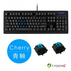 i-Rocks IRK65MN機械式電競鍵盤-德國Cherry青軸