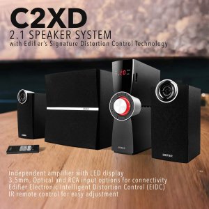 EDIFIER C2XD 2.1聲道多媒體喇叭(獨立擴大機)