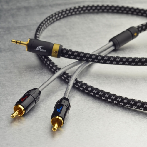 MPS X7-Leopard OCC單晶銅 3.5mm to RCA 音源線 (長度1.8m)