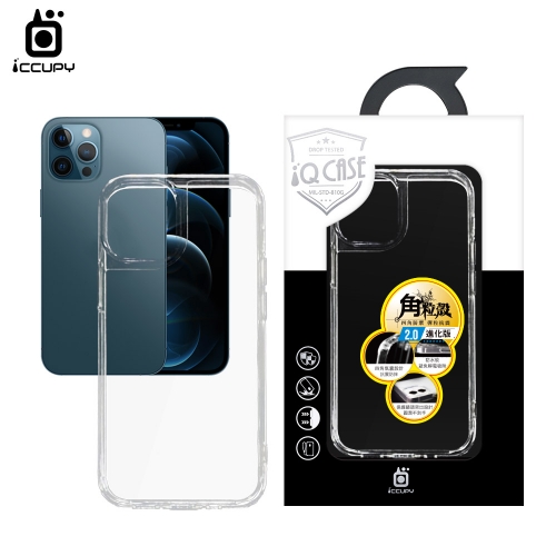 角粒殼2.0四角防禦 強化玻璃背板 FOR iPHONE 12 PRO MAX 6.7 手機保護殼