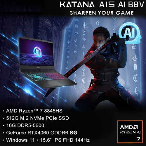 MSI微星 Katana A15 AI B8VF-433TW