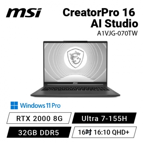 MSI CreatorPro 16 AI...