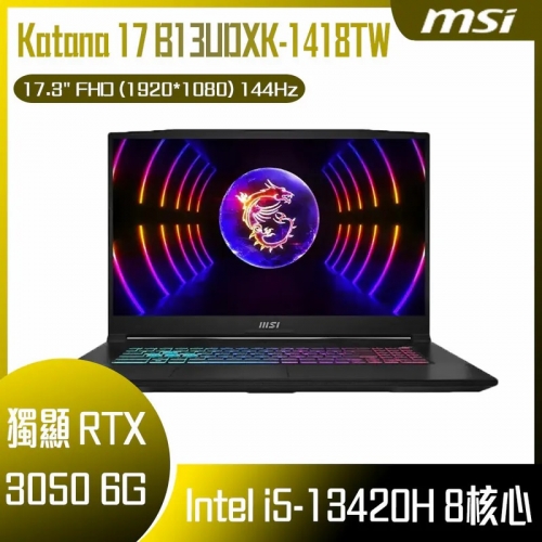 Msi Katana 17 B13UDX...