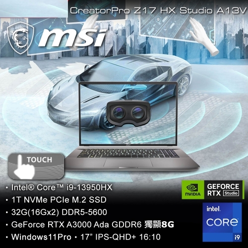 MSI CreatorPro Z17HX...