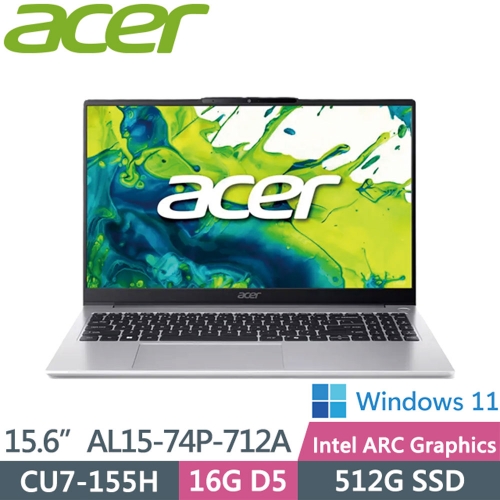 ACER 宏碁Aspire Lite AL15-74P-712A 銀 ACER 宏碁Aspire Lite...