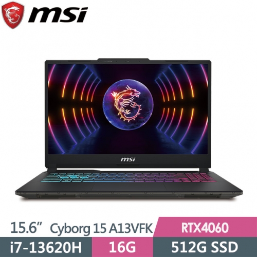 msi微星 Cyborg 15 A13VFK-831TW 15.6吋 電競筆電