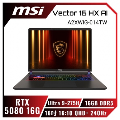 MSI Vector 16 HX AI ...