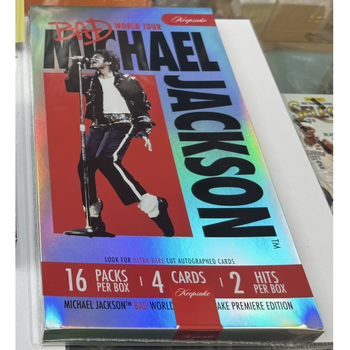 Michael Jackson Bad World Tour Keepsake Premiere Edition Collection hobby box