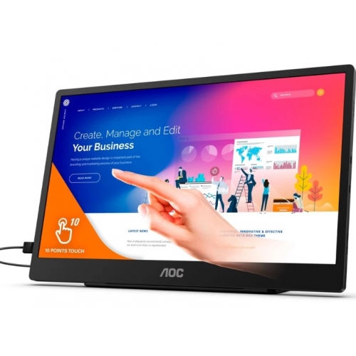 AOC 16T2 可攜觸控螢...
