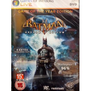 Pc 蝙蝠俠 小丑大逃亡年度版batman Arkham Asylum Goty 收錄額外地圖 阿卡漢療養院 阿卡漢瘋人院 光華商場網路商城