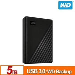 WD My Passport 5TB(黑) 2.5吋行動硬碟+加送原廠硬殼包/022524