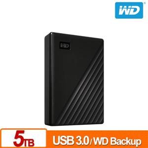 WD My Passport 5TB(黑) 2.5吋行動硬碟+加送原廠硬殼包/051824