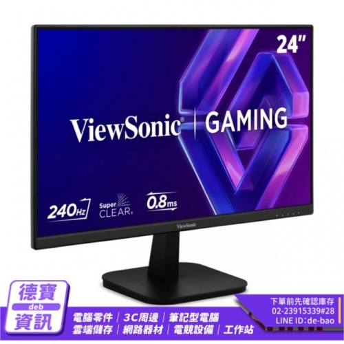 ViewSonic 優派VX24G3...
