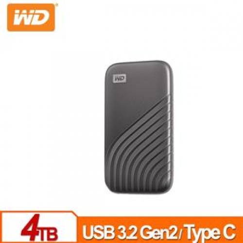 WD My Passport SSD 4TB(灰) 外接式SSD/082822