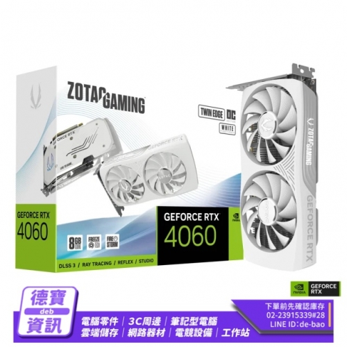 ZOTAC RTX4060 8GB Tw...