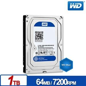 WD10EZEX 3.5吋1.0TB藍標7200轉SATA3內接硬碟機(公司貨3年保固)+SATA線(3年保固，(捷元)保固期內免費到府收送)/070923