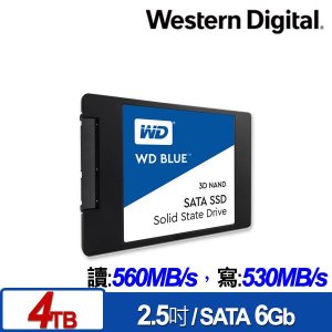 WD SSD 4TB 2.5吋 3D ...