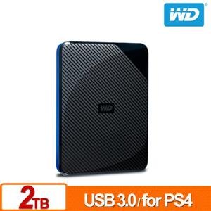 WD Gaming Drive 2TB 2.5吋行動硬碟(for PS4)/061920