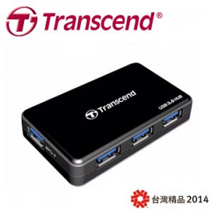 創見 TS- HUB3K 極速 USB 3.0 四埠集線器(附變壓器)/030322