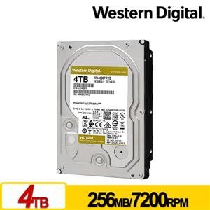 WD4003FRYZ 金標 4TB 3.5吋企業級硬碟(5年保固期內免費到府收送)/072421