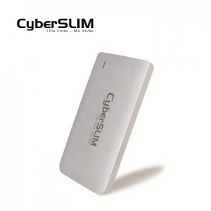 CyberSLIM M2 固態硬碟外接盒 USB3.1 (Type-C)(銀色) (新品上市)