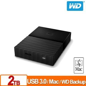 WD My Passport for Mac 2TB 2.5吋行動硬碟(USB 3.0 /Type-C)雙用+加送原廠硬殼包/081619