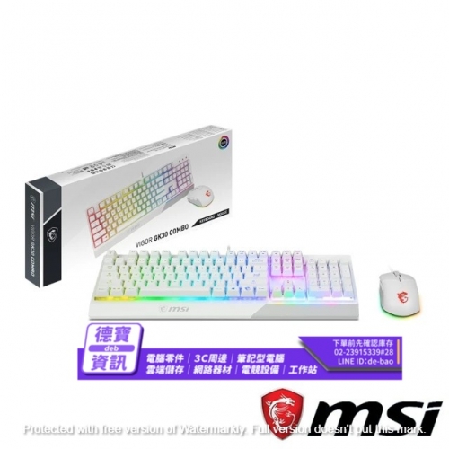 MSI GK30 Combo TC 電...