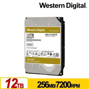 WD121KRYZ 金標 12TB 3.5吋企業級硬碟(5年保固期內免費到府收送)/011622
