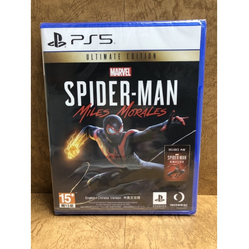宇星遊戲 漫威蜘蛛人 SPIDER MAN 邁爾斯摩拉斯 終極版 全新 中文版 PS5 PlayStation 遊戲片
